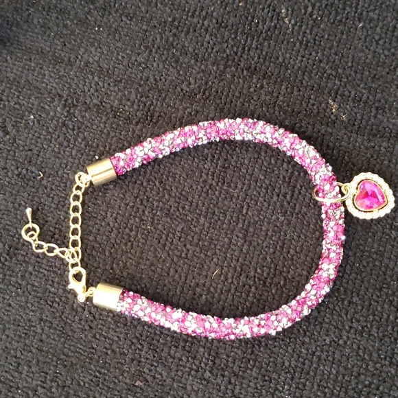 Source Unknown Other - 🥳3/20🥳 Hot Pink & Clear Sparkle Pet Collar/Necklace - Small